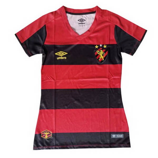 Camiseta Recife 1ª Kit Mujer 2019 2020 Rojo Negro